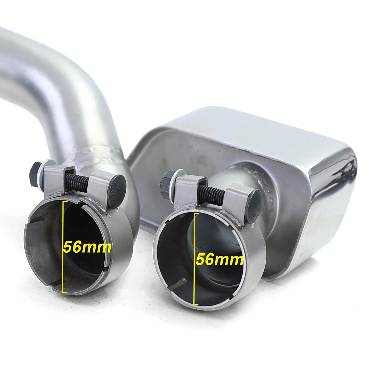 Duplex exhaust tip 550 look conversion for BMW F10 F11 520 523 525 528 