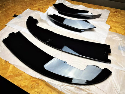 🔥KIT Splitter Nero Lucido Adatto Per BMW Serie 4 F32 F33 F36 M Sport 2013-20🔥
