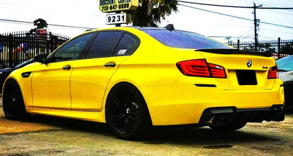 ⭐BMW 5 Series M5 F10 Gloss Black Rear Spoiler M4 Style Lip Wing⭐