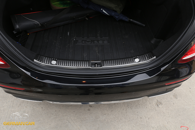 Per Mercedes W213 Classe E parabordo bagagliaio acciaio inox titanio