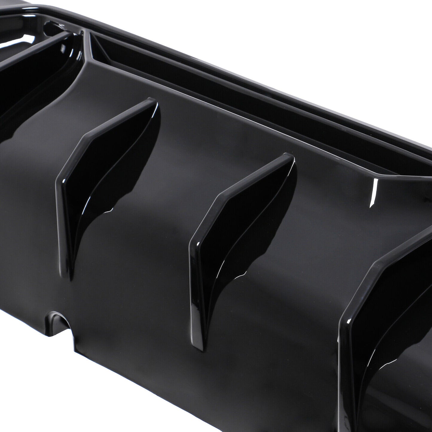 Diffusore posteriore paraurti scarico adatto per BMW G30 G31 Sport tutto nero