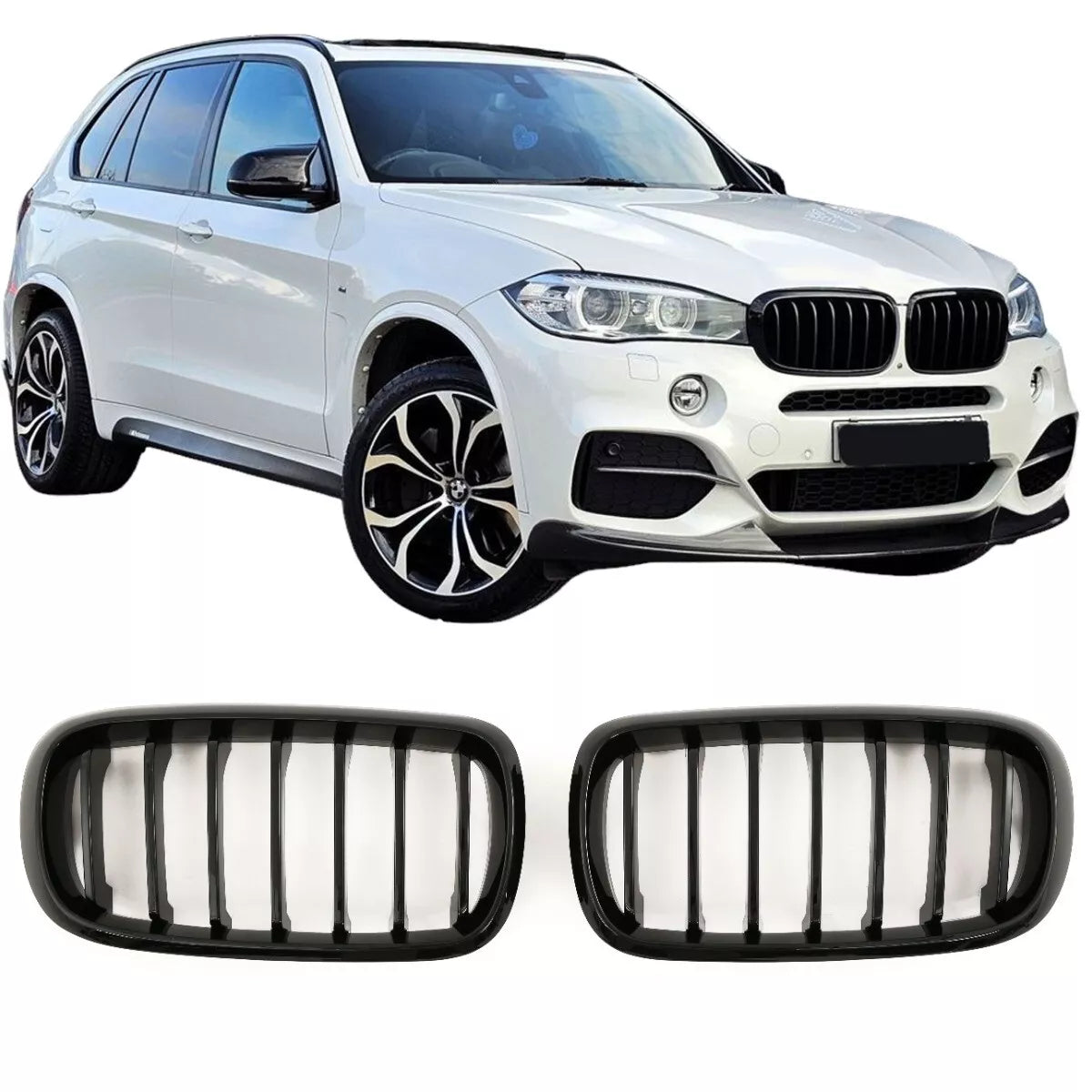 😤 GRIGLIA  NERO LUCIDO ADATTO PER BMW X5 X6 F15 F16😤