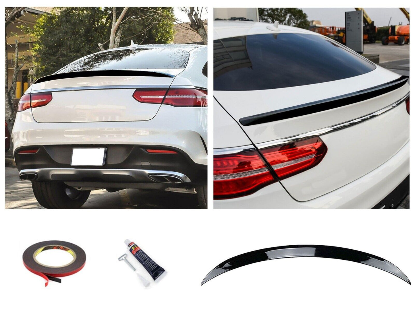 SPOILER POSTERIORE NERO LUCIDO per Mercedes C292 GLE Coupé