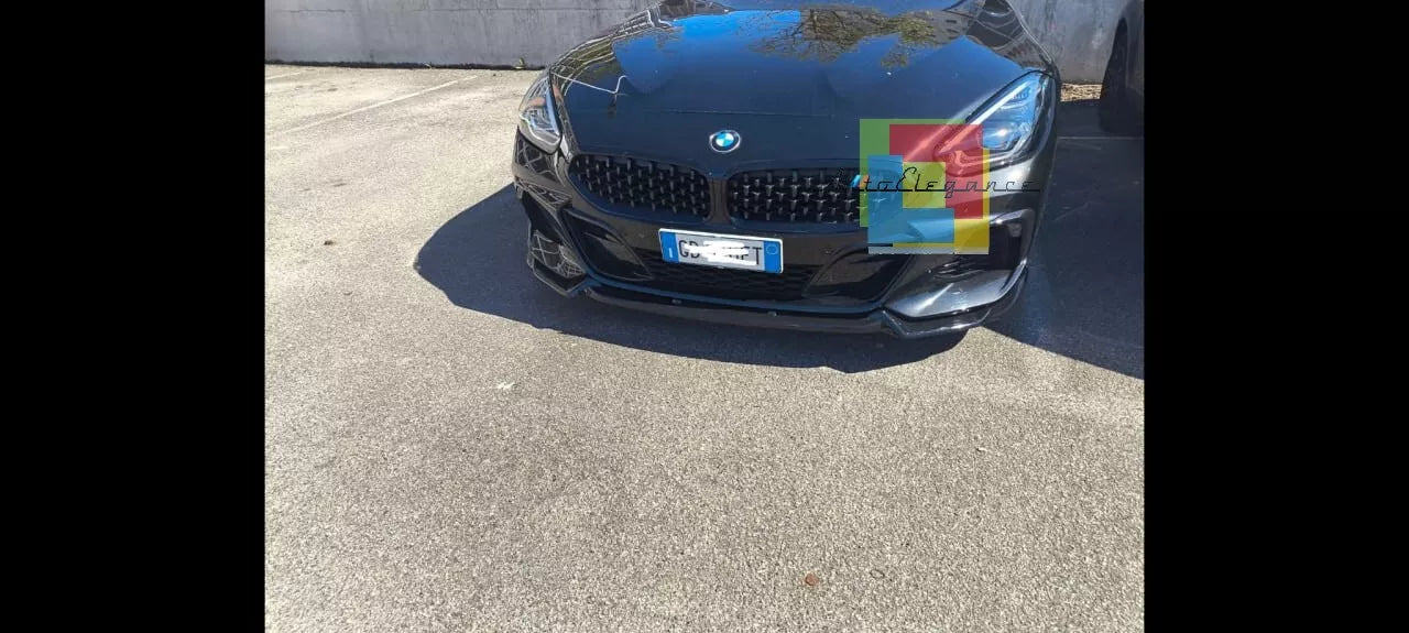 ⭐0212⭐SPLITTER ANTERIORE ADATTO PER BMW Z4 G29 2018+ M LOOK SPORT NERO LUCIDO 🔥