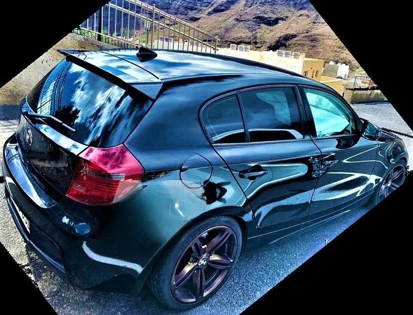 ❤️Carbon Fiber Spoiler Fit ForBMW 1 Series E81 E87 M Sport 04-13❤️ 