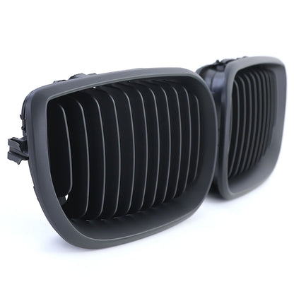 Aftermarket Matte Performance Grille Compatible with BMW 3 Series E46 Sedan Touring 01-05 