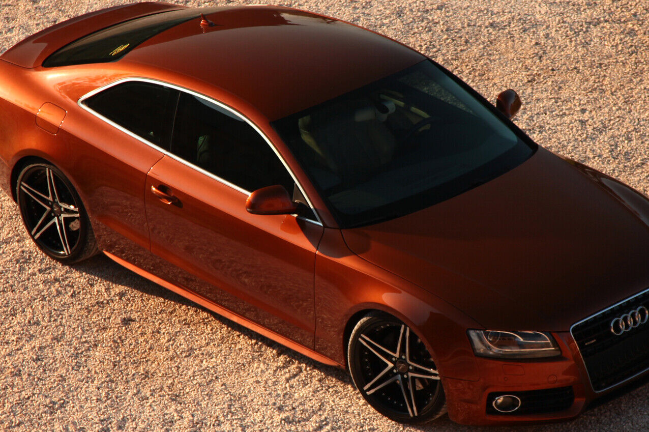 MINIGONNE ADATTE PER AUDI A5 8T 8F BAS DE CAISSE ( 2007-2016 ) STYLE S5 / S-LINE