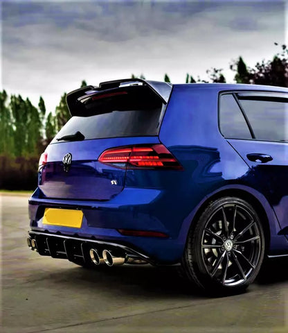 Carbon Fiber Spoiler Fit For VW Golf R GTD GTI MK7 MK7.5