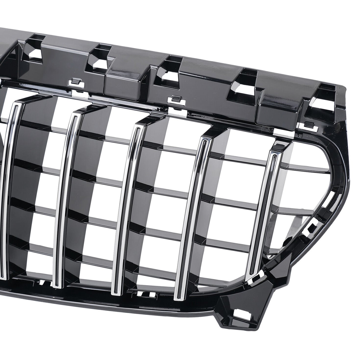 Griglia GT Panamericana adatta per Mercedes CLA W117 X117 dal 16 argento nero