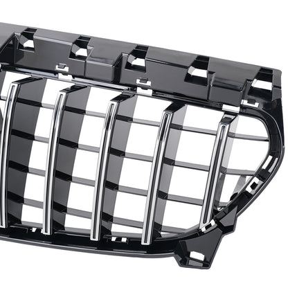 Griglia GT Panamericana adatta per Mercedes CLA W117 X117 dal 16 argento nero