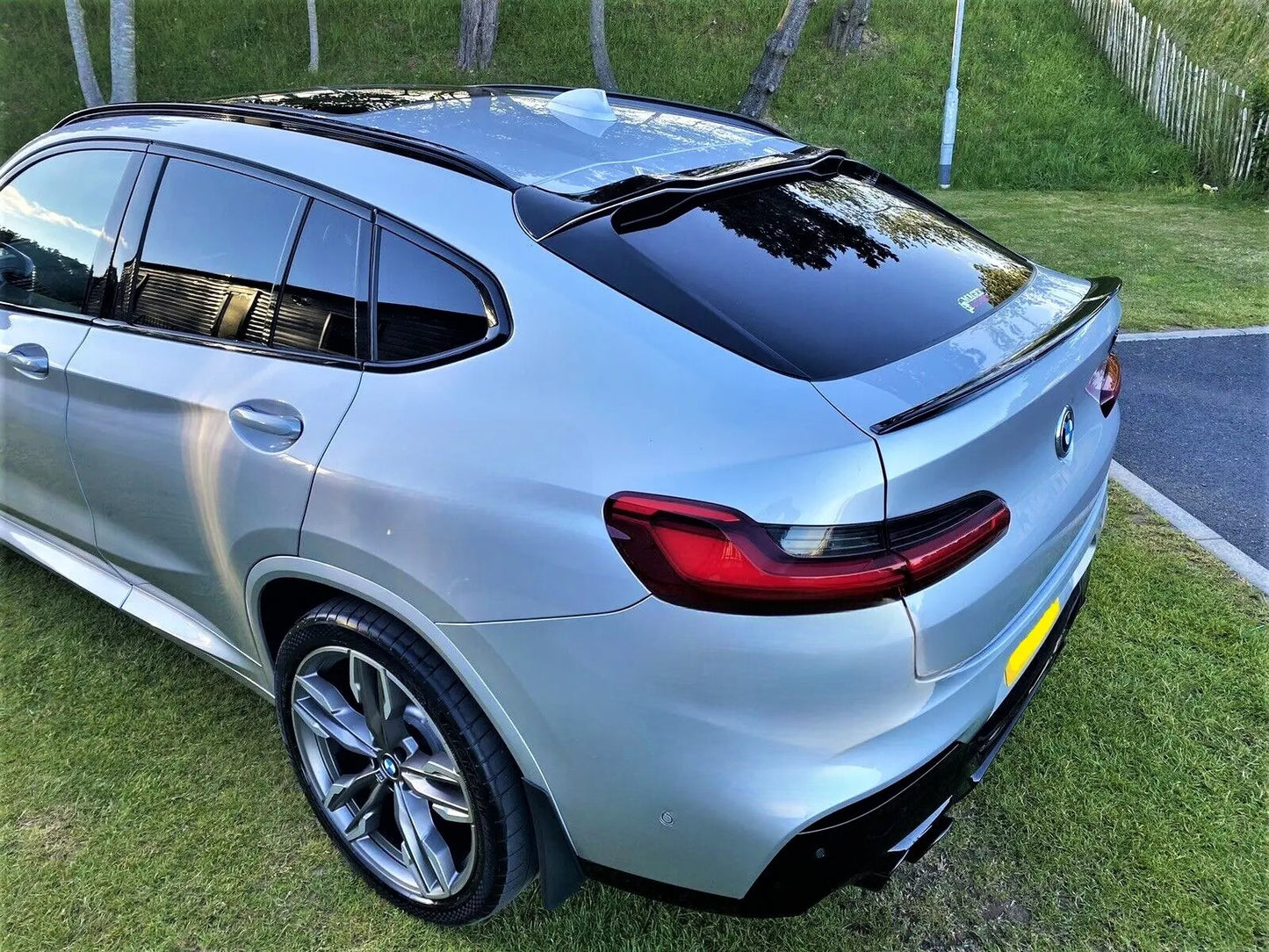 🖤Carbon Fiber Rear Spoiler KIT Fit For BMW X4 G02 X4M Sport🖤