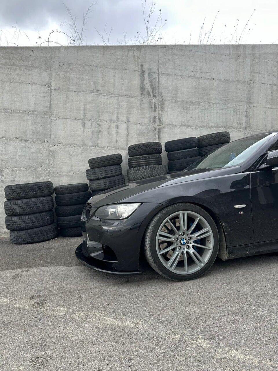 SPLITTER SUITABLE FOR BMW 3 SERIES E92 E93 M3 2006-2010 GLOSS BLACK LOOK