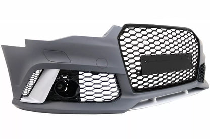 ⭐Paraurti Anteriore per Audi A6 C7 4G Facelift 2015-2018 RS6 Look Con Griglia S⭐