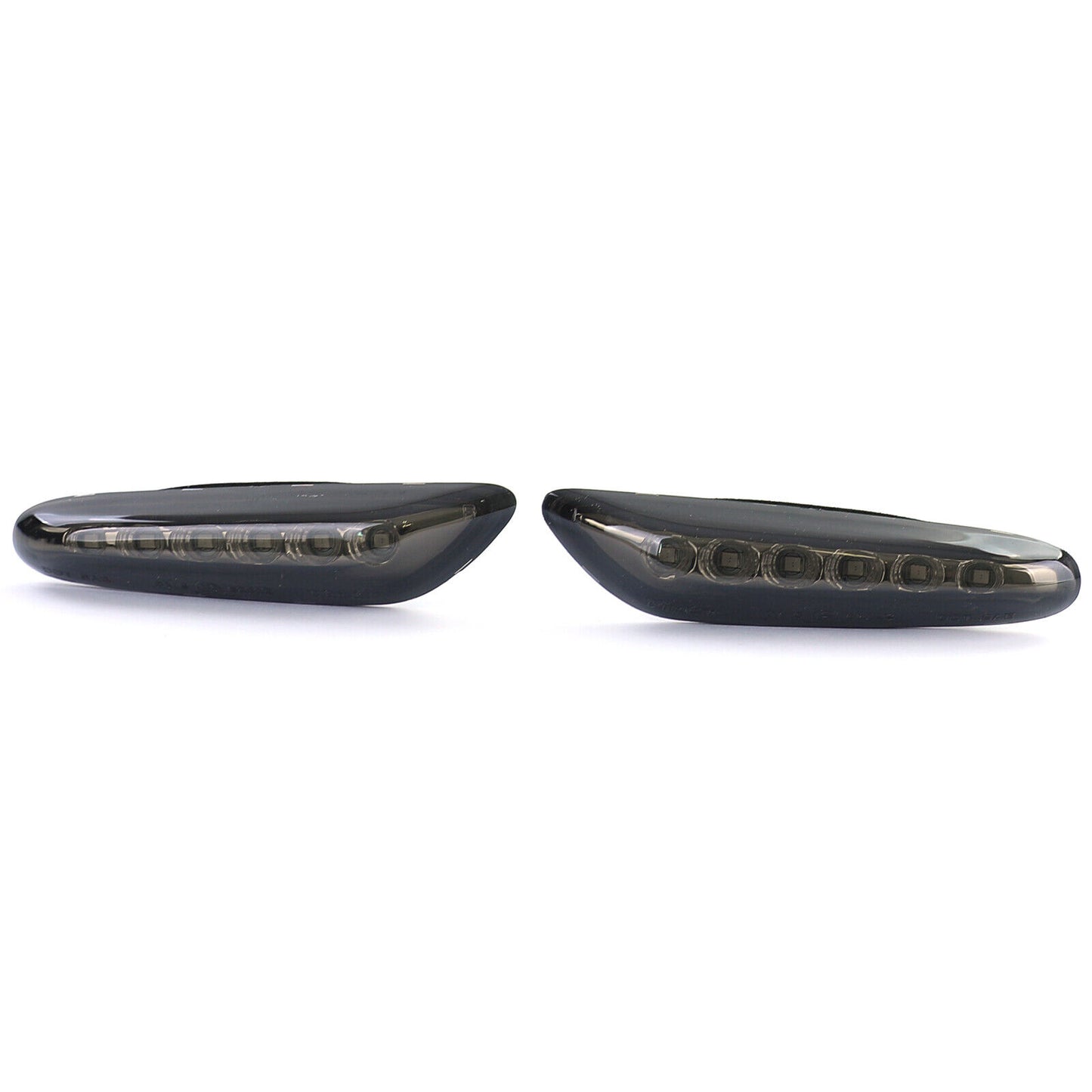 Coppia frecce laterali a LED fumè nero adatto per BMW Serie 1 E81 E87 E82 E88 04 AUTOELEGANCERICAMBI