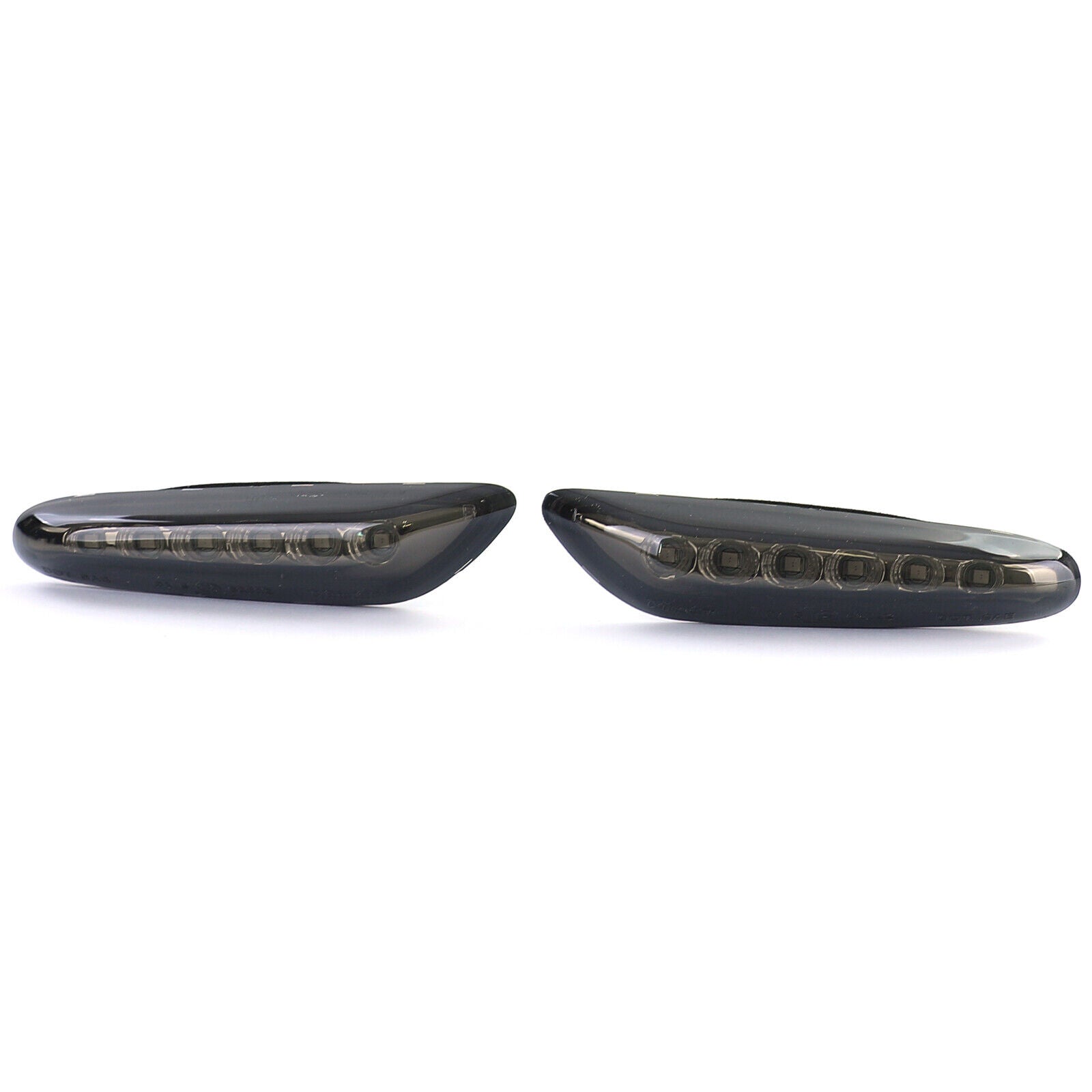 Coppia frecce laterali a LED fumè nero adatto per BMW Serie 1 E81 E87 E82 E88 04 AUTOELEGANCERICAMBI