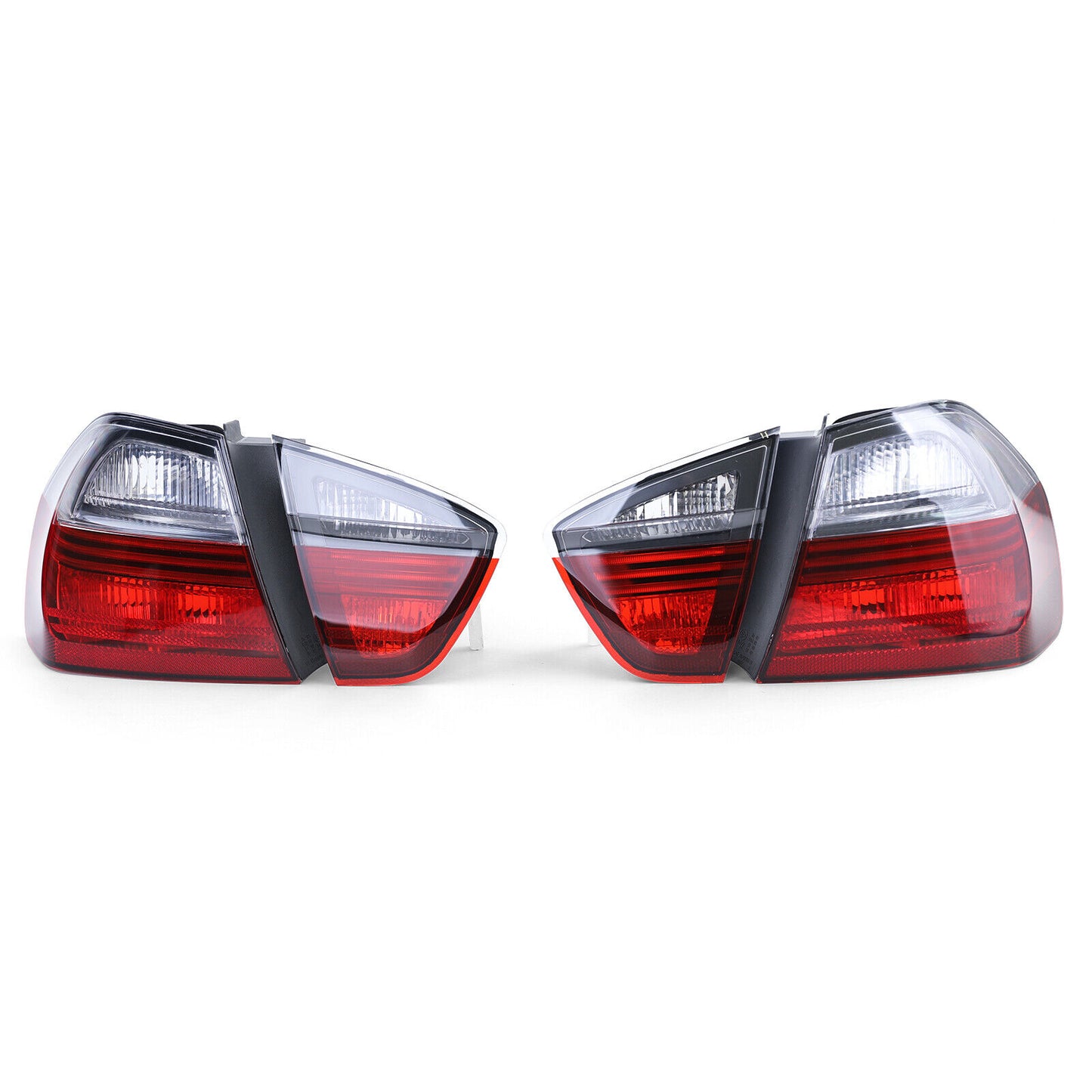 Rear lights suitable for BMW 5 Series E39 sedan 95-00 red black Glass 