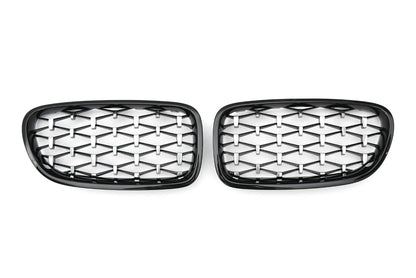RADIATOR GRILLE SUITABLE FOR BMW 5 SERIES F10 F11 SPORT GRILLE DIAMOND BLACK 