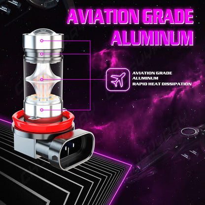 For Ford Explorer Sport Trac 2007 2008 9005 9145 Pink LED Fog Light Bulbs 