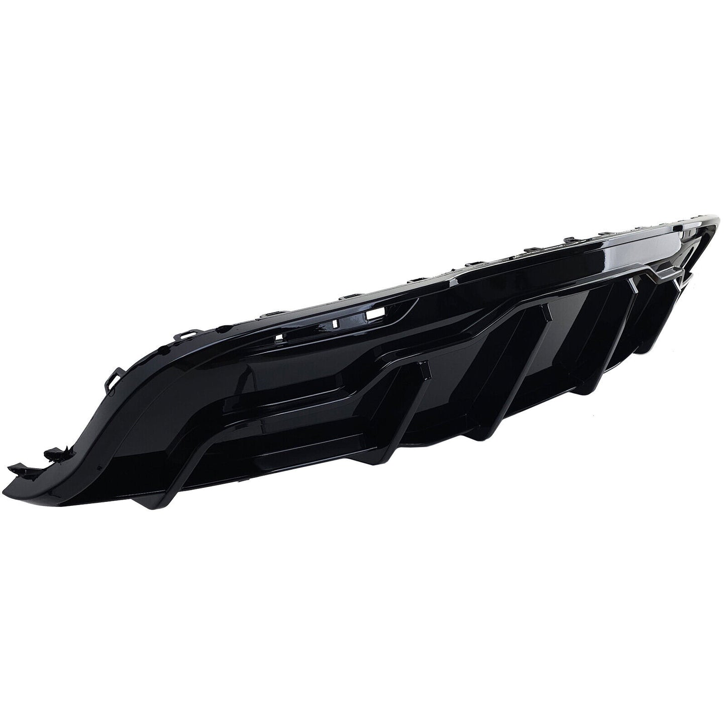 Aftermarket Performance Black Gloss Rear Diffuser Compatible with 2019 Tesla Model Y 