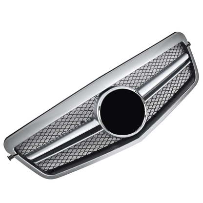 Sports grille grill for Mercedes W212 S212 E UP TO 2013 silver AMG LOOK 