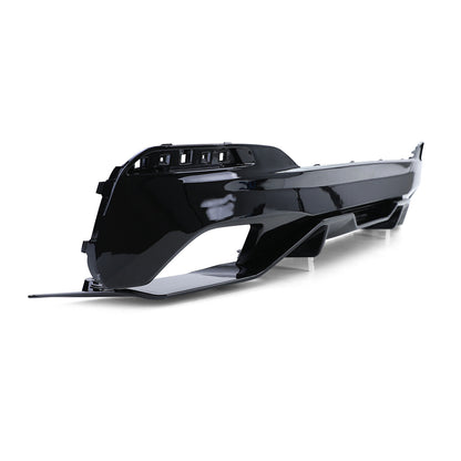 Diffusore posteriore Performance lucido aftermarket compatibile con BMW Serie 5 G30 G31 ab16 520 525 530 540