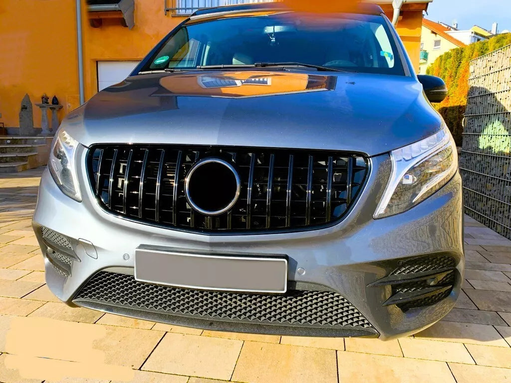 ✨PANAMERICANA Grille Gloss Black SUITABLE FOR Mercedes Vito W447 14-19✨