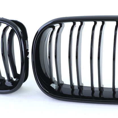 Griglia radiatore sportiva doppia barra performance adatta per BMW Serie 3 01-05