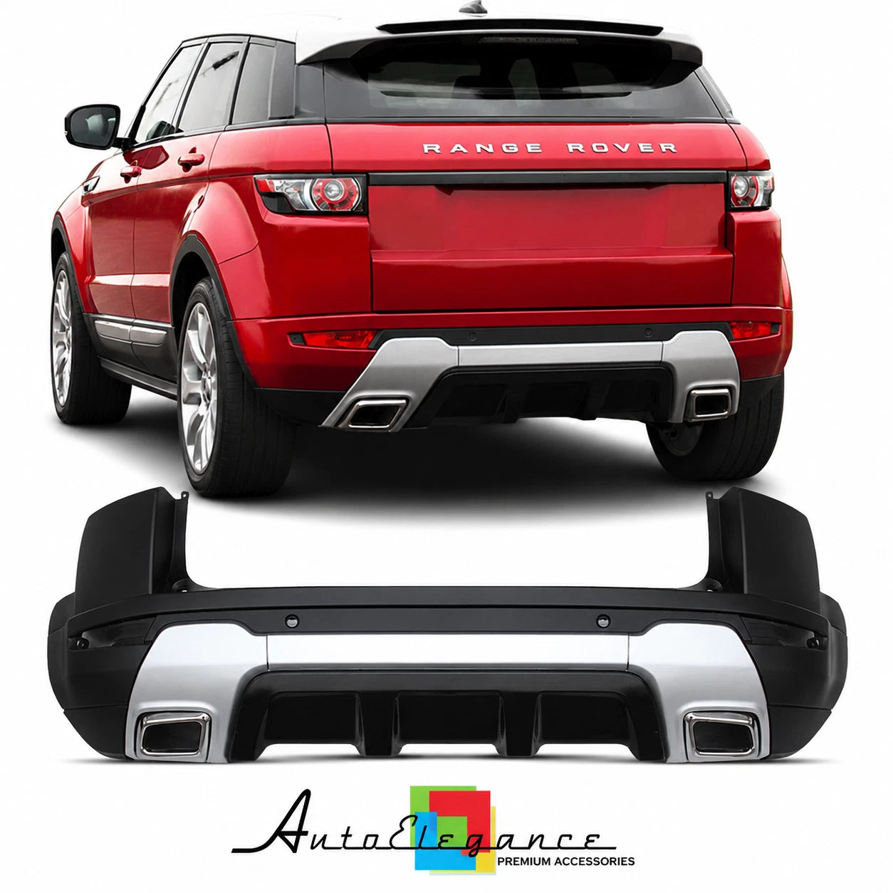 PARAURTI POSTERIORE RANGE ROVER EVOQUE LOOK DYNAMIC PDC