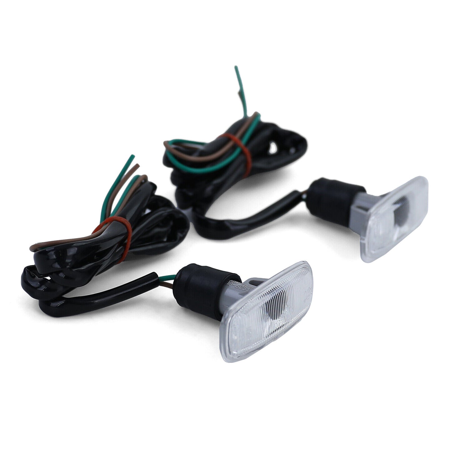 Coppia frecce laterali bianche per Audi A8 4G A4 8D2 A3 8L A6 C5 TT 8N A2- AUTOELEGANCERICAMBI