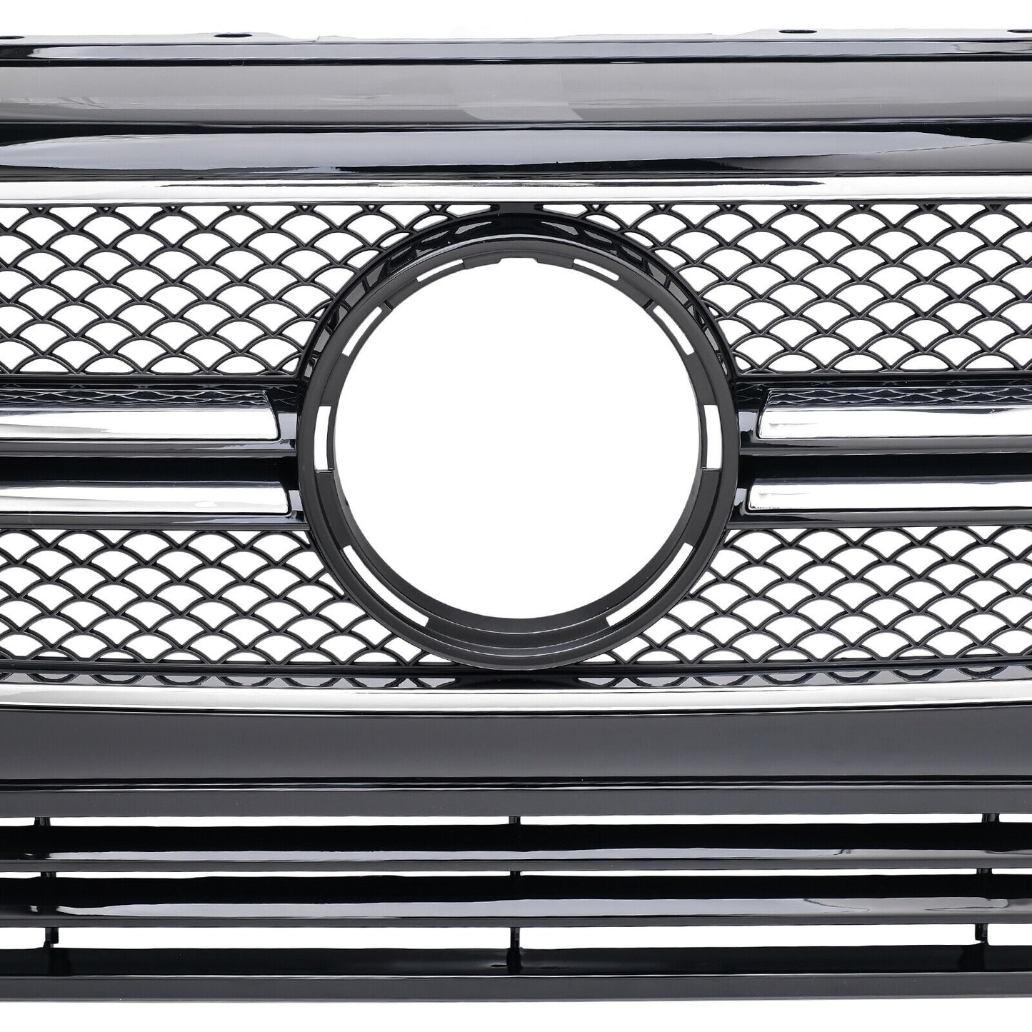 Griglia GT Panamericana adatta per Mercedes Sport W463 anteriore 12 argento nero