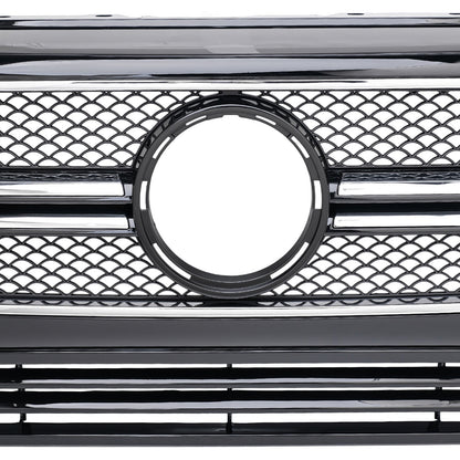 Griglia GT Panamericana adatta per Mercedes Sport W463 anteriore 12 argento nero