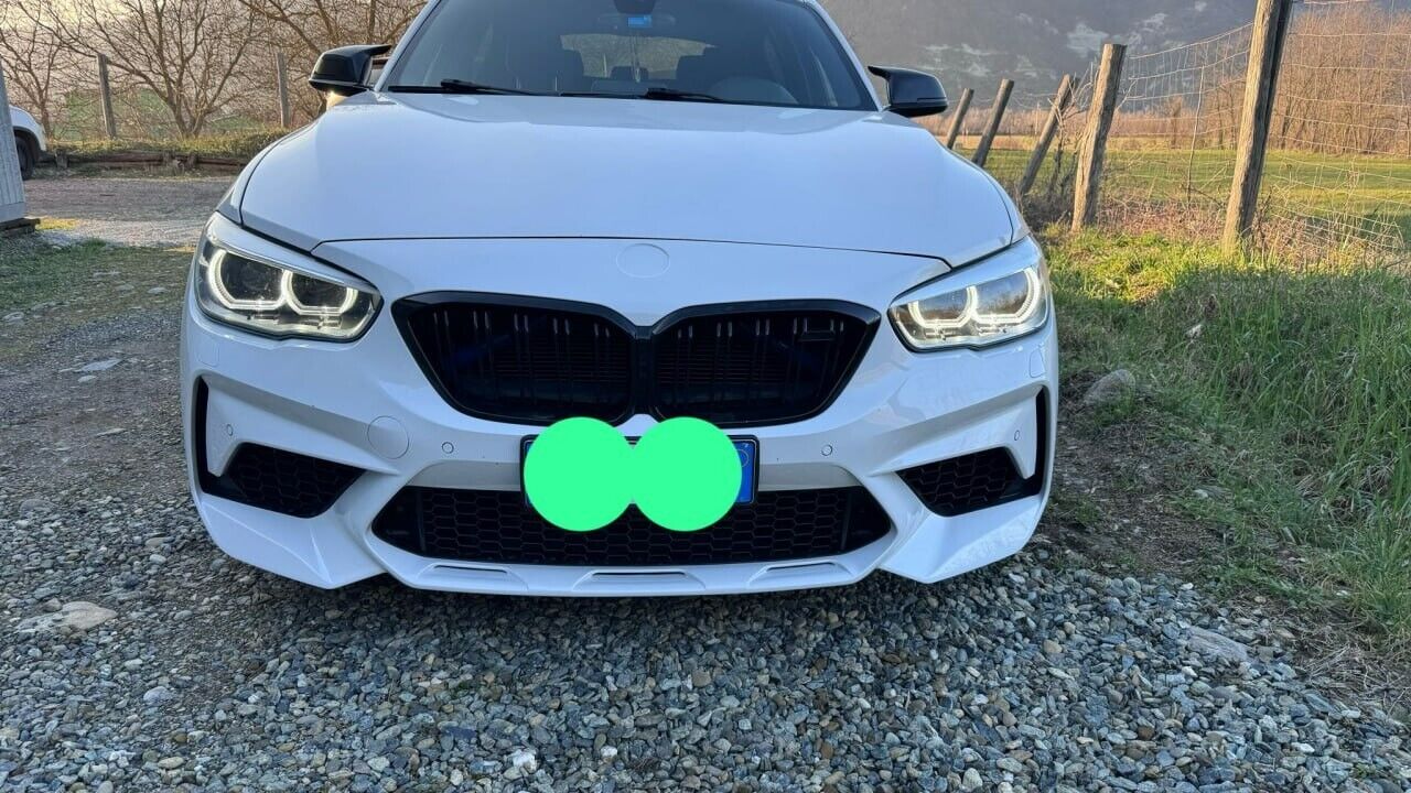 PARAURTI ANTERIORE ADATTO PER BMW SERIE 1 F20 F21 LCI 2015-2019 LOOK M2