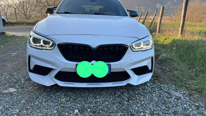 PARAURTI ANTERIORE ADATTO PER BMW SERIE 1 F20 F21 LCI 2015-2019 LOOK M2