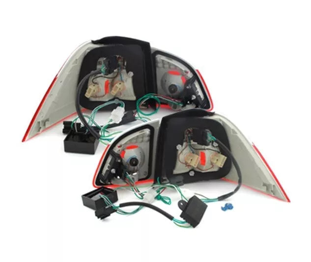 Fanali posteriori LED per BMW E61 Touring 2004-2007 rosso fumo set luci posteriori