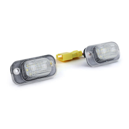 White 6000K LED License Plate Light for VW Golf 2 83-92 Jetta 2 84-92- 