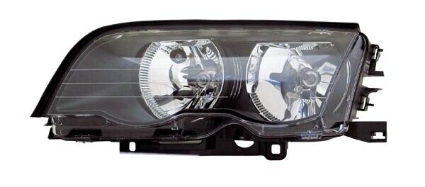 Set fari TYC per Serie 3 BMW E46 Berlina Touring 1998-2001 Nero Vetro Trasparent