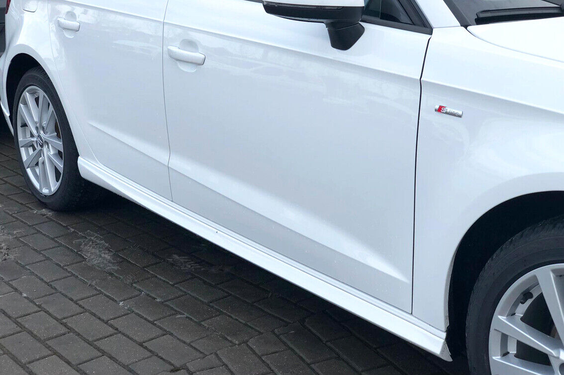 MINIGONNE LATERALI ADATTE PER AUDI A3 8V 5 PORTE SPORTBACK S3 LOOK (dal 2013)
