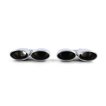 Terminali di scarico sportivi in acciaio inox aftermarket compatibile con Mercedes W204 W211 W164 W166 W221 R230