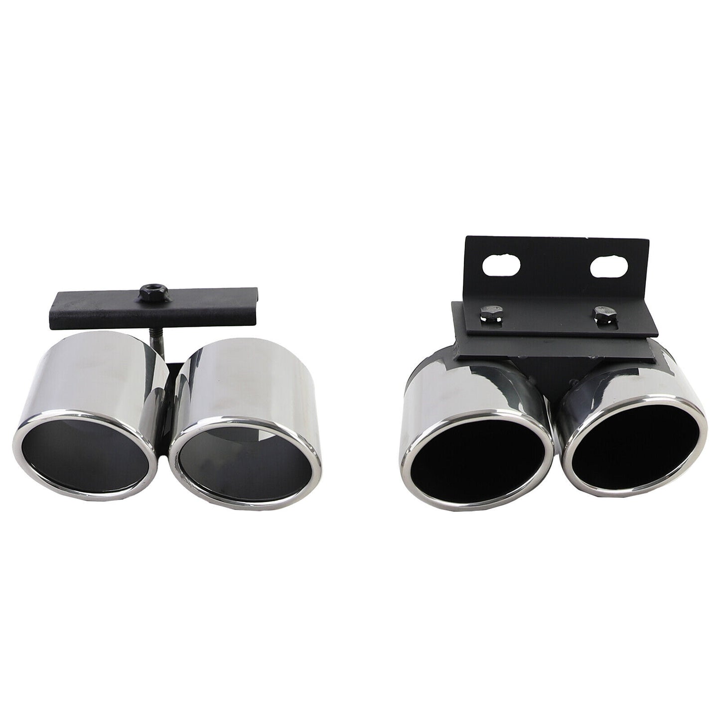Terminale di scarico conversione con manichino a ottica S a 4 tubi per Audi A3 8V 1.4 1.8 2.0