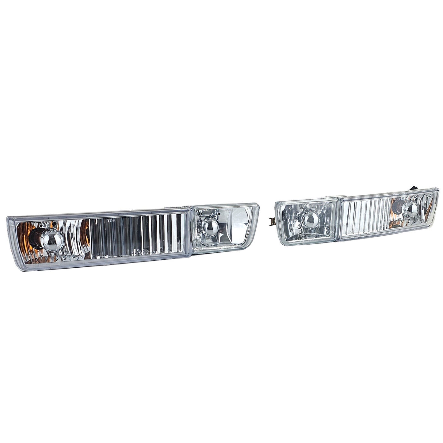 Set fendinebbia in vetro trasparente con frecce compatibile per VW Golf 3 91-98