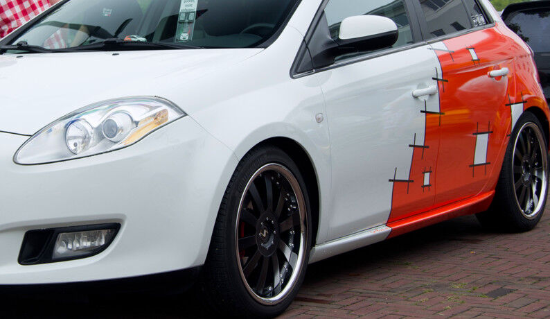 MINI SKIRTS SUITABLE FOR FIAT BRAVO 2 ( 2006-2014 ) SPORT STYLE 