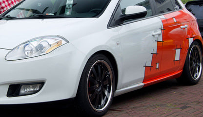 MINI SKIRTS SUITABLE FOR FIAT BRAVO 2 ( 2006-2014 ) SPORT STYLE 