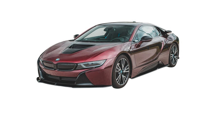 🔥ART.9327 SPLITTER SOTTO PARAURTI TUNING ANTERIORE PER BMW i8 NERO LUCIDO🔥
