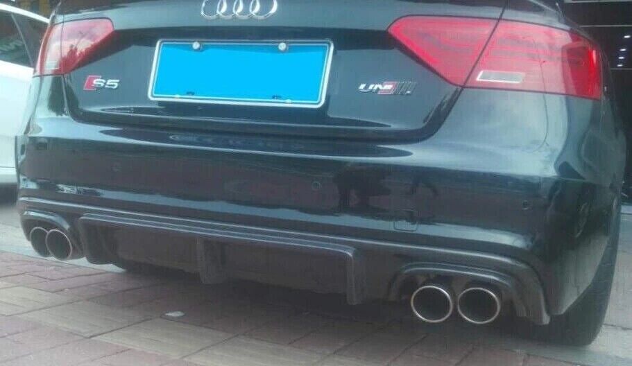 DIFFUSORE ADATTO PER AUDI A5 2007-2011 COUPE STANDARD 2+2 LOOK DTM GREZZO