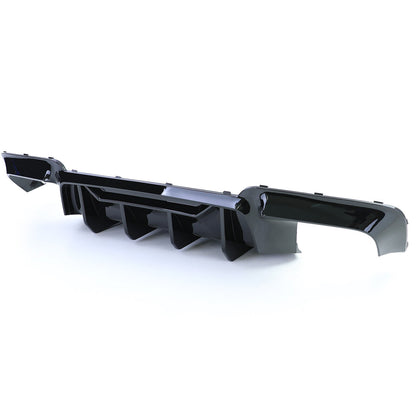 Diffusore posteriore duplex lucido ad alte prestazioni adatto per BMW Serie 5 F10 F11 550i M550d