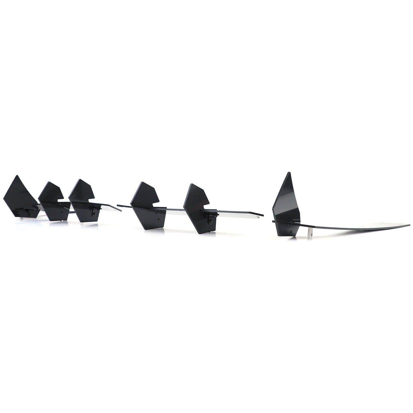 Diffusore posteriore sportivo CUP approccio nero lucido aftermarket compatibile con Ford Mustang GT MK6 dal 14