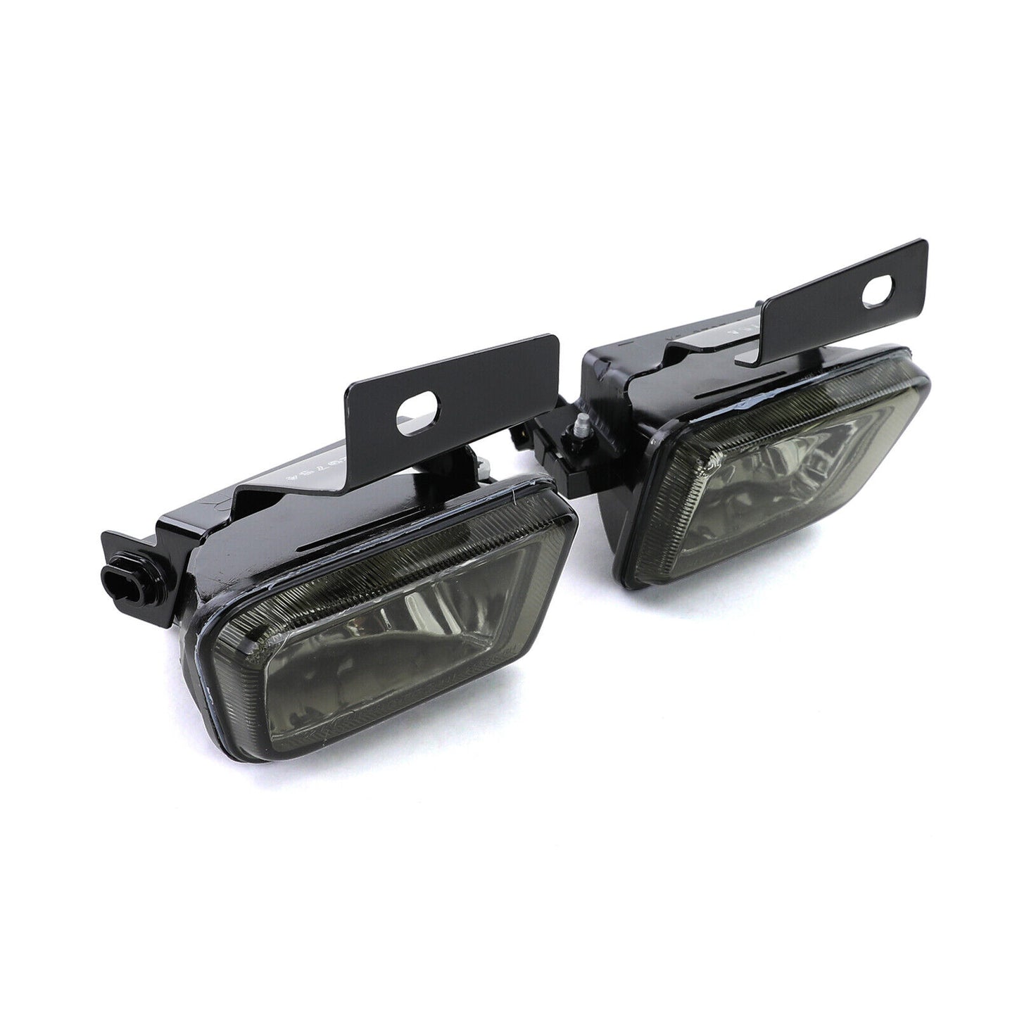 Fari fendinebbia in vetro trasparente fumé nero aftermarket compatibile con VW Golf 2 Jetta 2 83-92