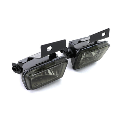 Fari fendinebbia in vetro trasparente fumé nero aftermarket compatibile con VW Golf 2 Jetta 2 83-92