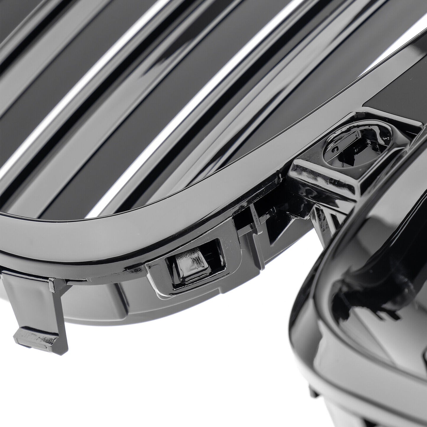 Griglia Reni doppia barra adatta per BMW X5 G05 F95 pianoforte nero lucido