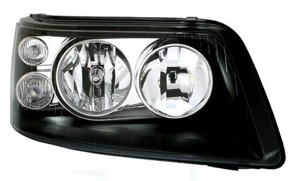 Faro anteriore destro per VW T5 03-09 Nero H1 H7 Faroprincipale LWR motore